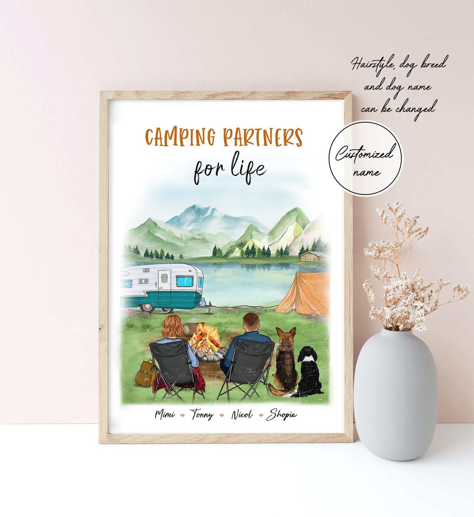 Personalized Gifts For Campers Camping Decor Campsite Etsy