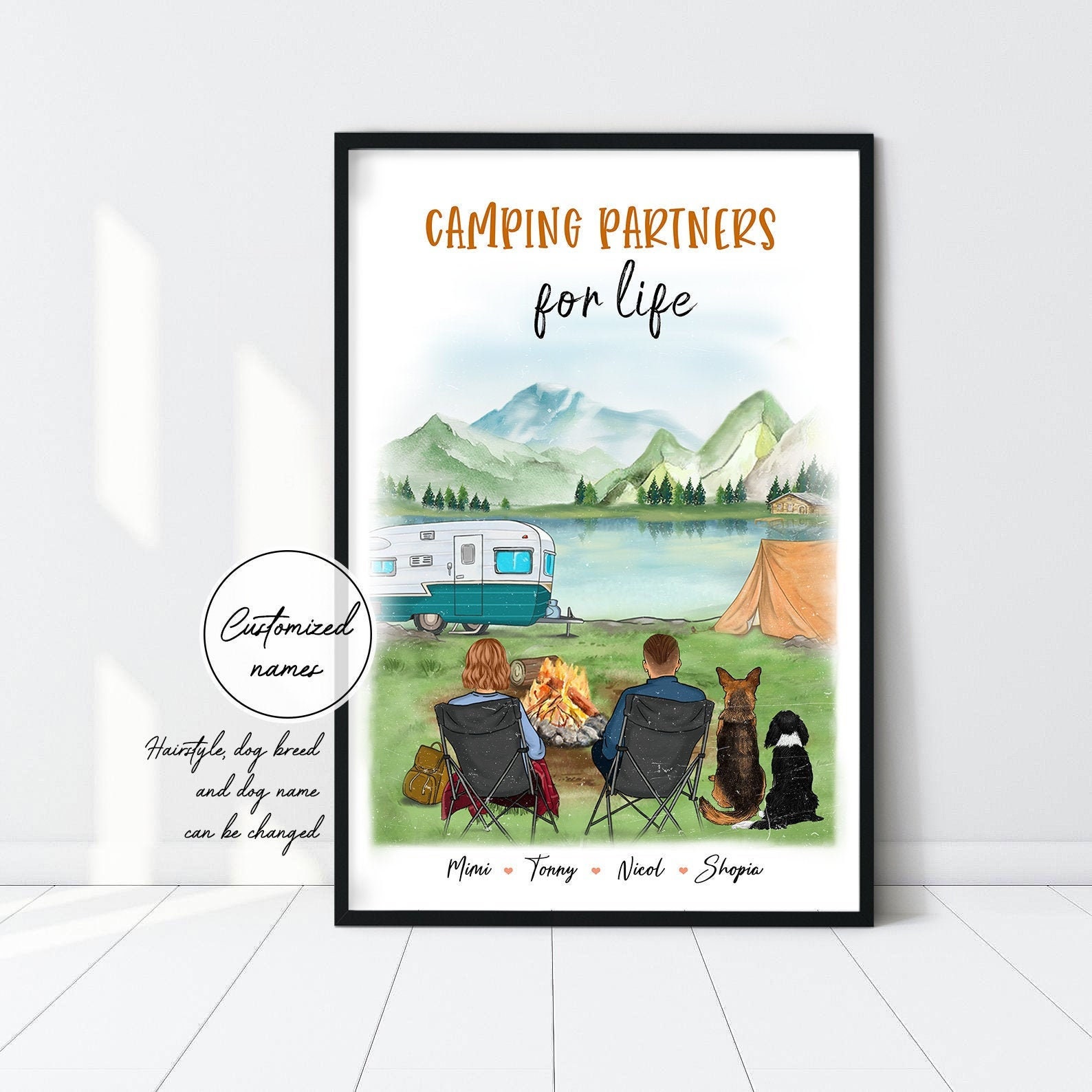 Personalized Gifts For Campers Camping Decor Campsite Etsy