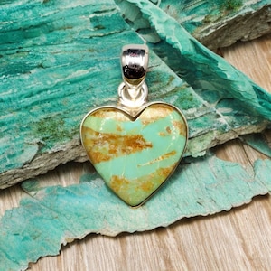 Natural Number 8 Turquoise Stone Pendant , 925 Sterling Silver Turquoise Jewelry , Healing Gemstone, December Birthstone Gift for Women