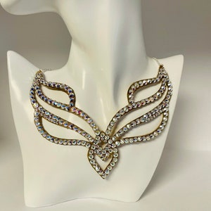 Elegant Crystal AB Rhinestone Necklace
