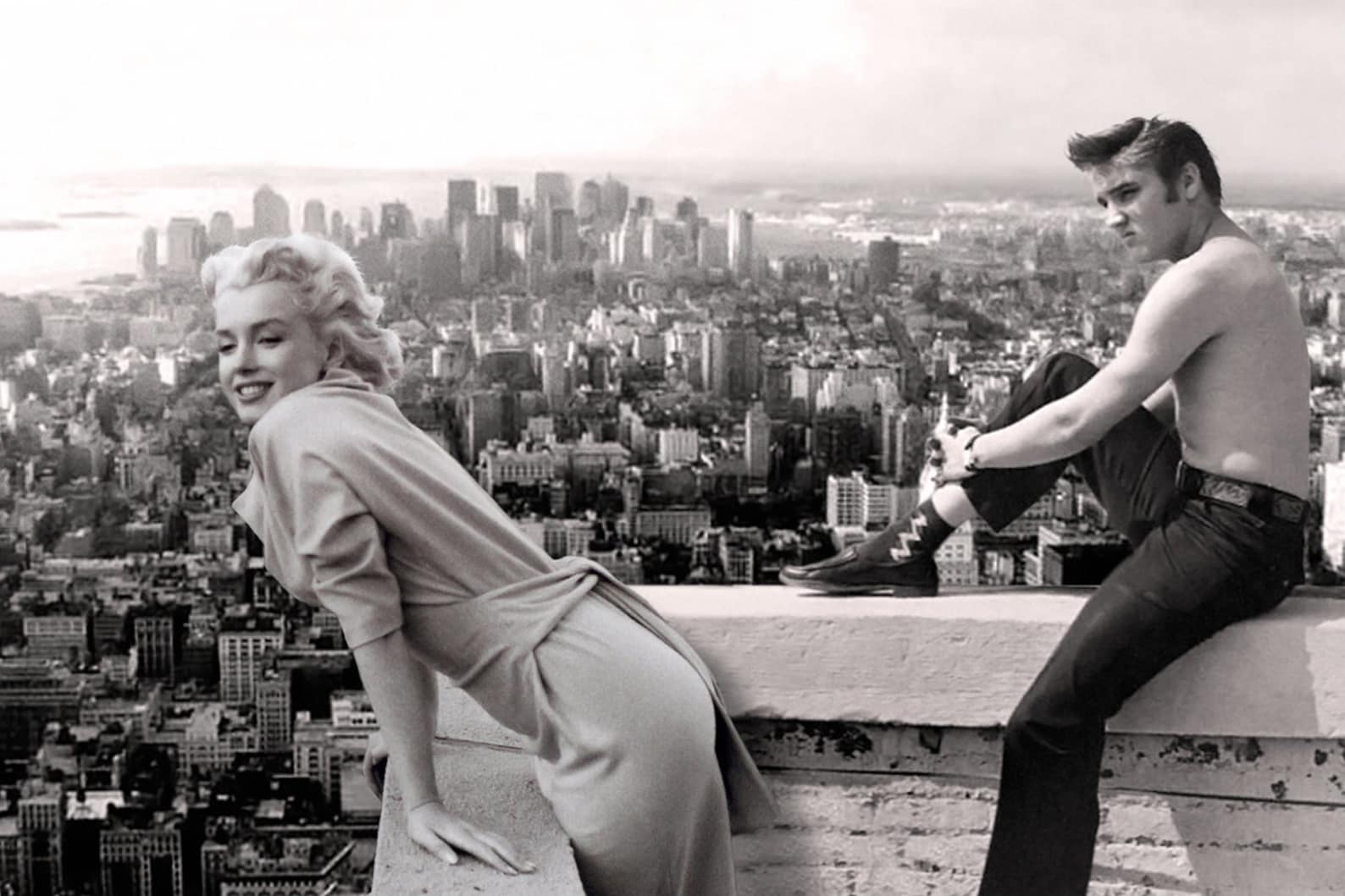 Elvis Presley and Marilyn Monroe Photographic Print Poster on Etsy