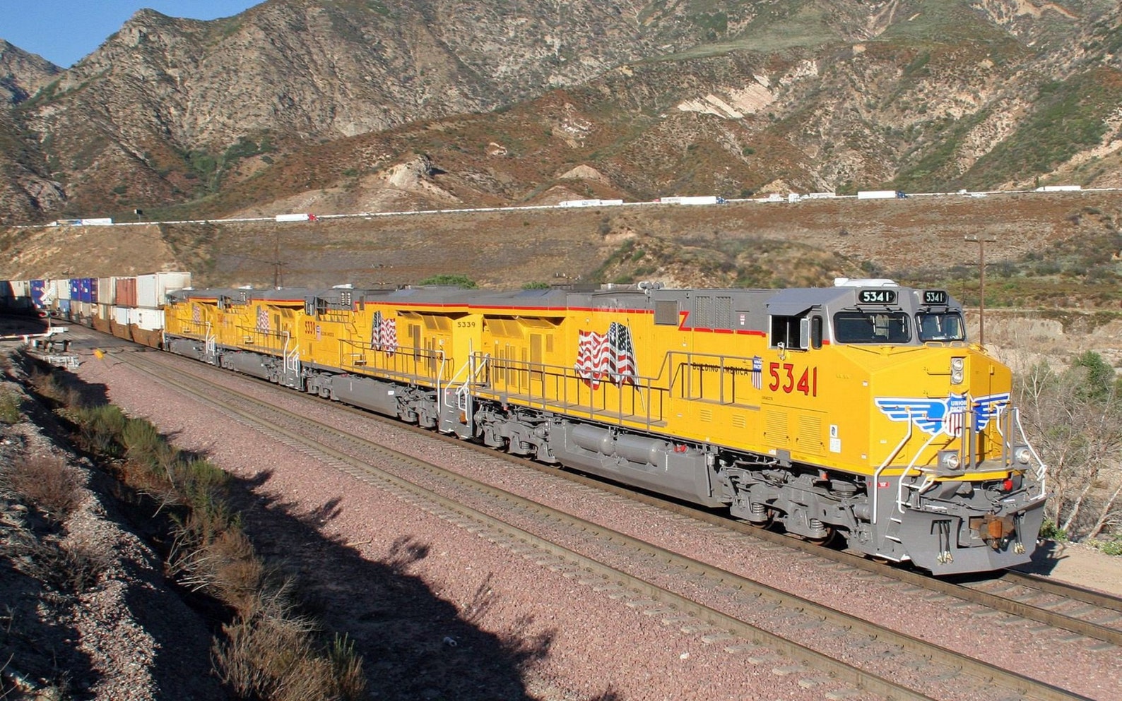 Union Pacific Diesel freight train 4K Photographic Etsy