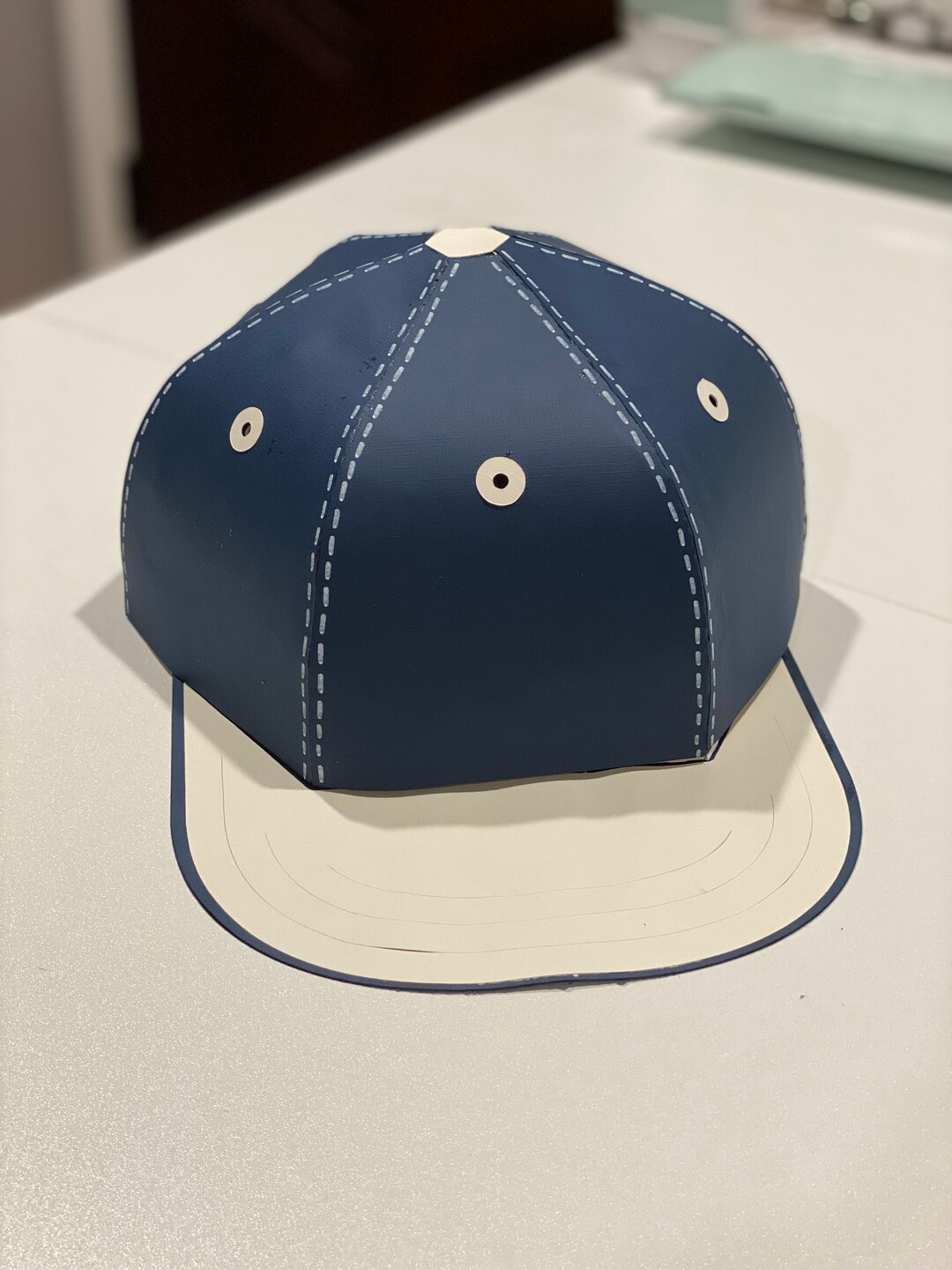 SVG for Baseball Cap Gift Box Includes Eyelets, Liners, & Stitch Lines, Favor Hat Box, Hat Gift