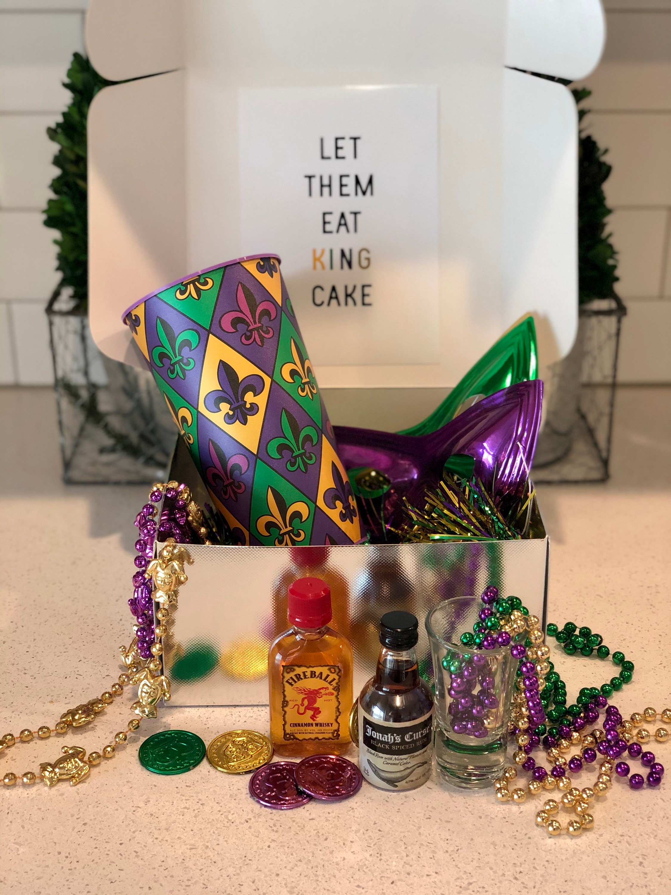 mardi gras gift box