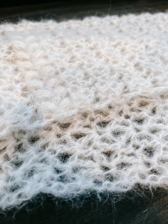 Heiress Scarf Crochet Pattern - Mohair Scarf Pattern