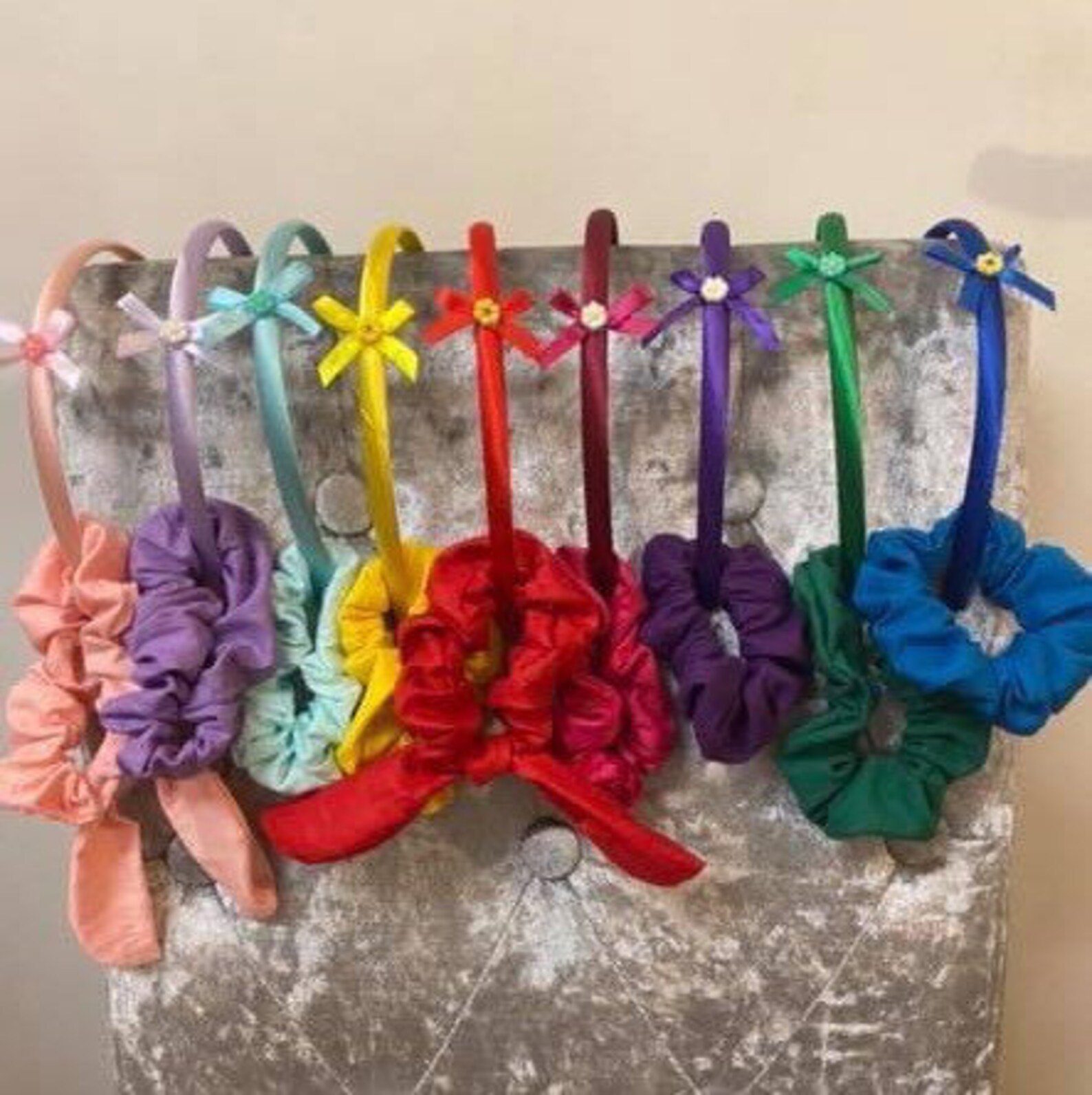 Handmade headbands and scrunchie sets | Etsy