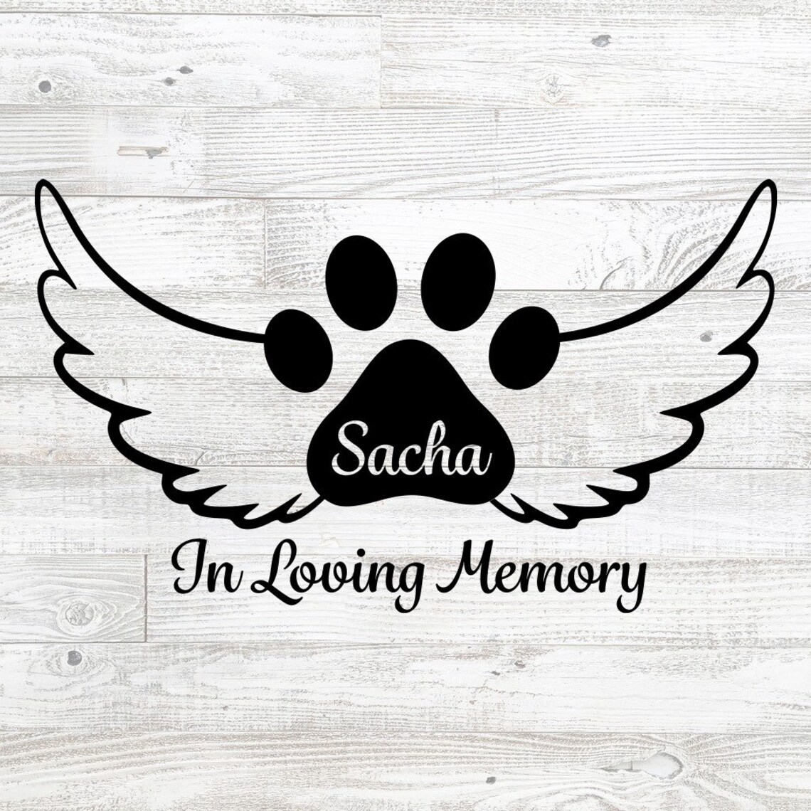 Pet Memorial Decal In Loving Memory Decal Car Decal Etsy