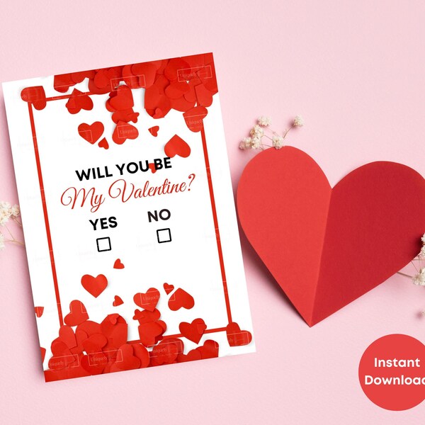 Will You Be My Valentine? | Digital Download