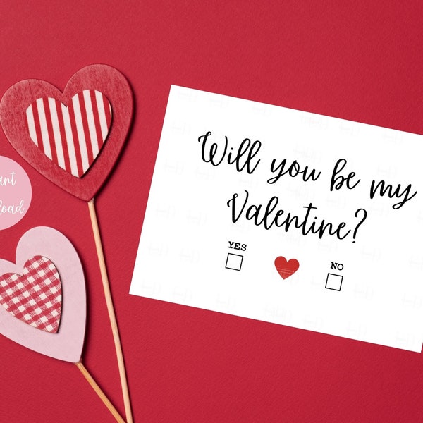 Will You Be My Valentine? | Digital Download