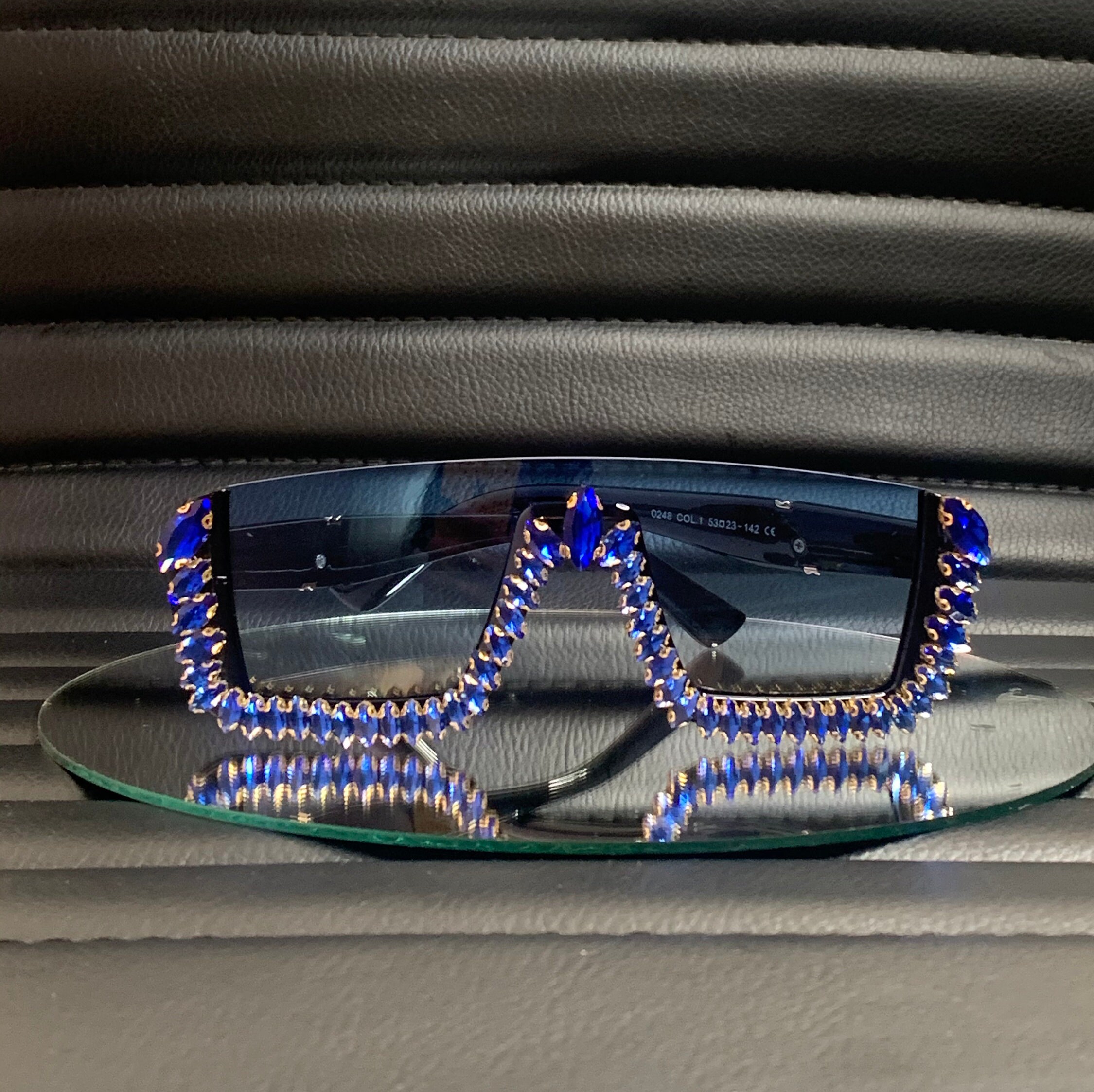 Rhinestone Sunglasses - Etsy