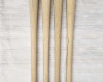 4 32" Mixed Model Maple Wood Blem Baseball Bats Cupped