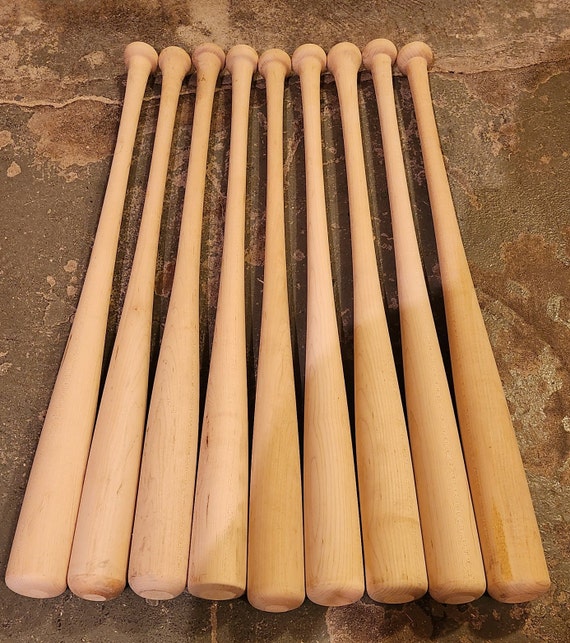 Batte De Baseball En Bois D'érable - Longueur 32 Pouces - Modèle Mixte
