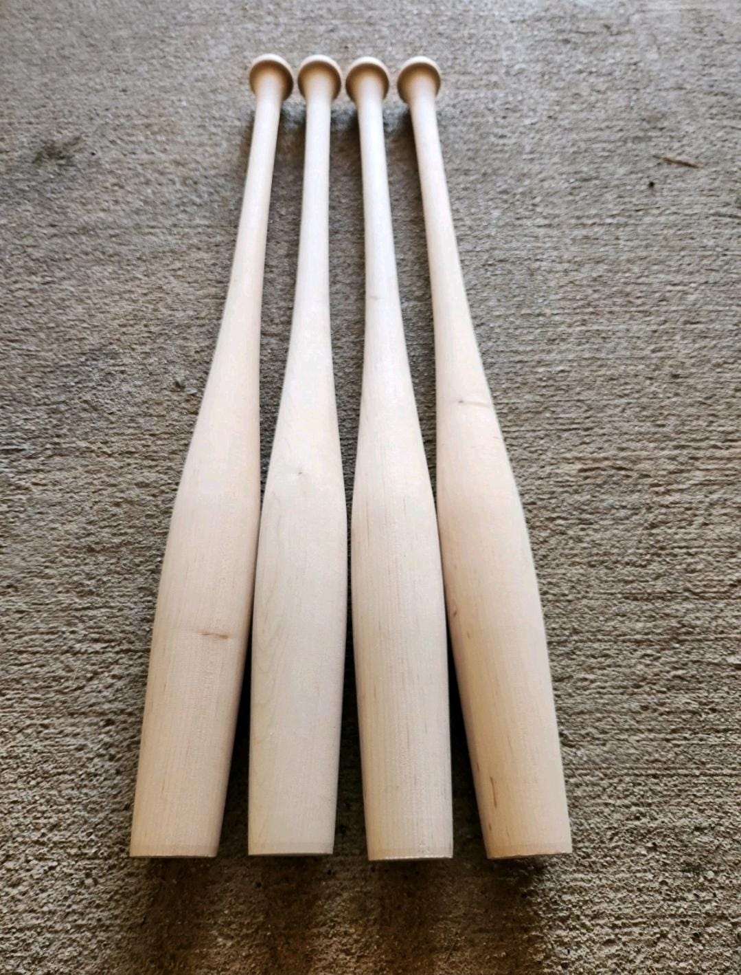 4 Mazze Da Baseball Thomas Torpedo Model – 33.5 Pollici, Testa Scavata (Blems – Lievi Imperfezioni)