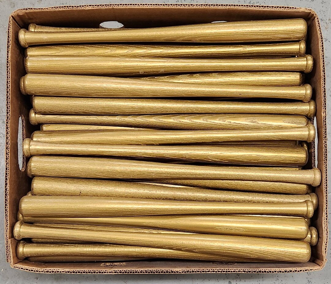 25 Pack 18 Mini Souvenir Baseball Bats Real Ash Wood Blems Etsy