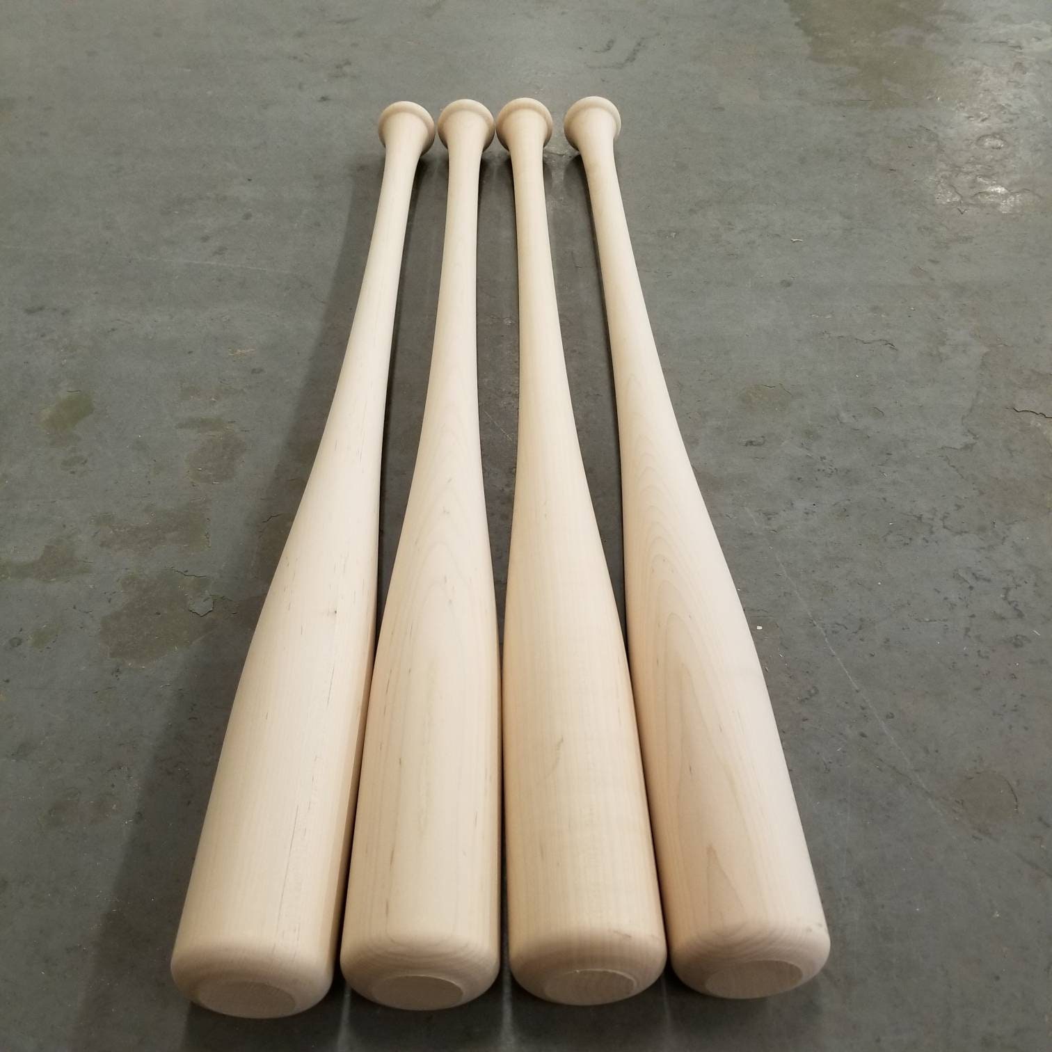 4 Wood Baseball Bat Blanks Etsy