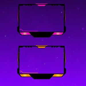 Custom Animated Overlay, Webcam Border Lightning/neon/flicker Effect ...