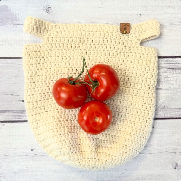 Handgefertigte Einkaufstasche, Häkeltasche, Einkaufstasche, Einkaufstasche, Wiederverwendbare Einkaufstasche, Boho Tasche für Sommereinkäufe, Lunchbag häkeln