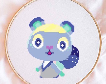 Patrón de punto de cruz de Ione Animal Crossing (descarga digital)