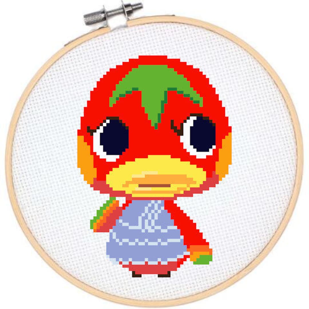 Ketchup Animal Crossing Cross Stitch Pattern digital Etsy