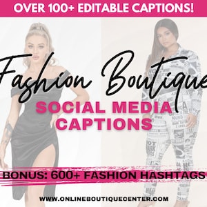 100 Fashion Boutique Instagram Captions | Facebook Captions | Twitter Captions