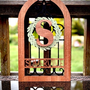 Farmhouse Window | Home Décor | Personalized Window Arch | Monogramed Home Décor | Farmhouse Family Sign | Personalized Family Sign