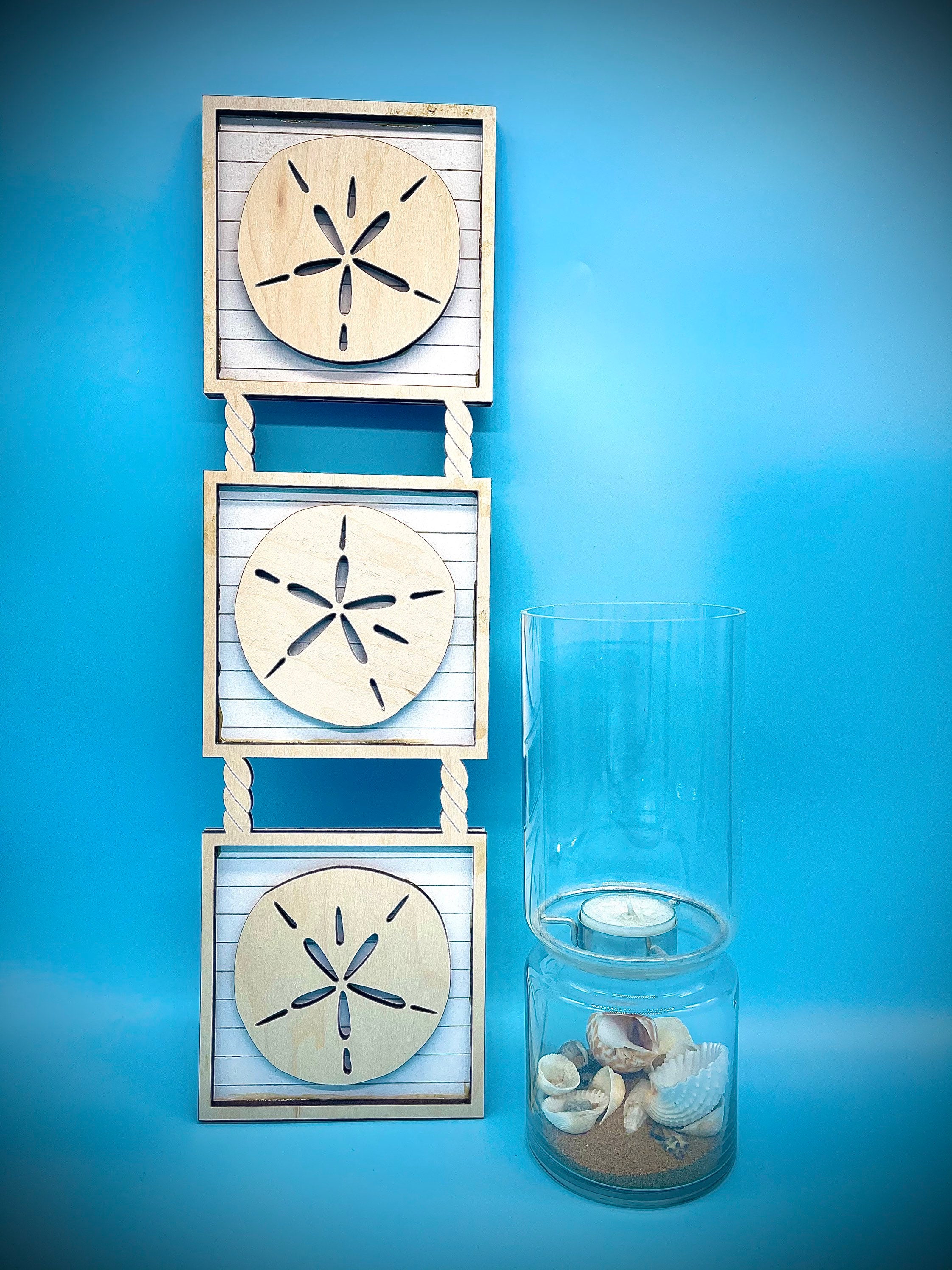 Beach Theme Sand dollar Sign Beach Theme Décor Beach Sign | Etsy