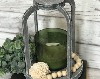 Farmhouse Round Lantern| Home Décor | Personalized Round Lantern | Candle Holder | Shower Gift | Housewarming Gift | Wedding Décor