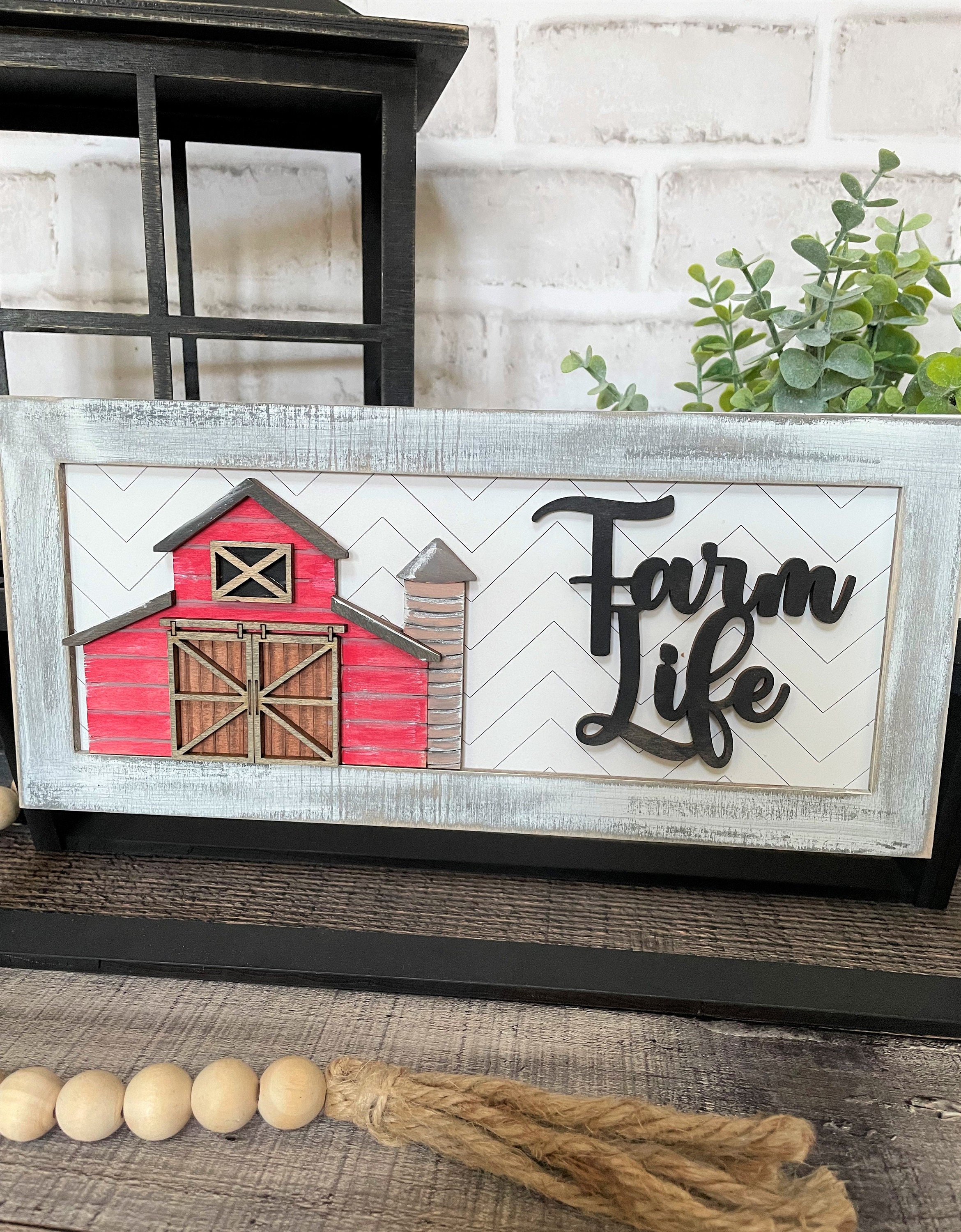Wooden Rustic Farm Life Sign | Add on Sign That Works With ...