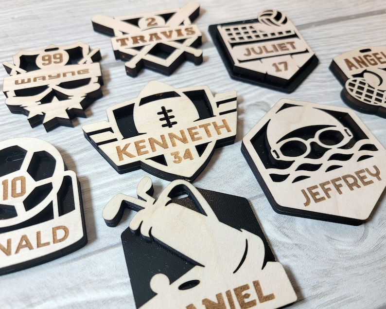 Wrestling Keychains and Bag Tags Tags for Sports Bags Etsy