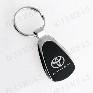 Au-Tomotive Gold INC Toyota Camry Black Tear Drop Key Chain Au-Tomotive Gold INC Toyota Camry Black Tear Drop Key Chain