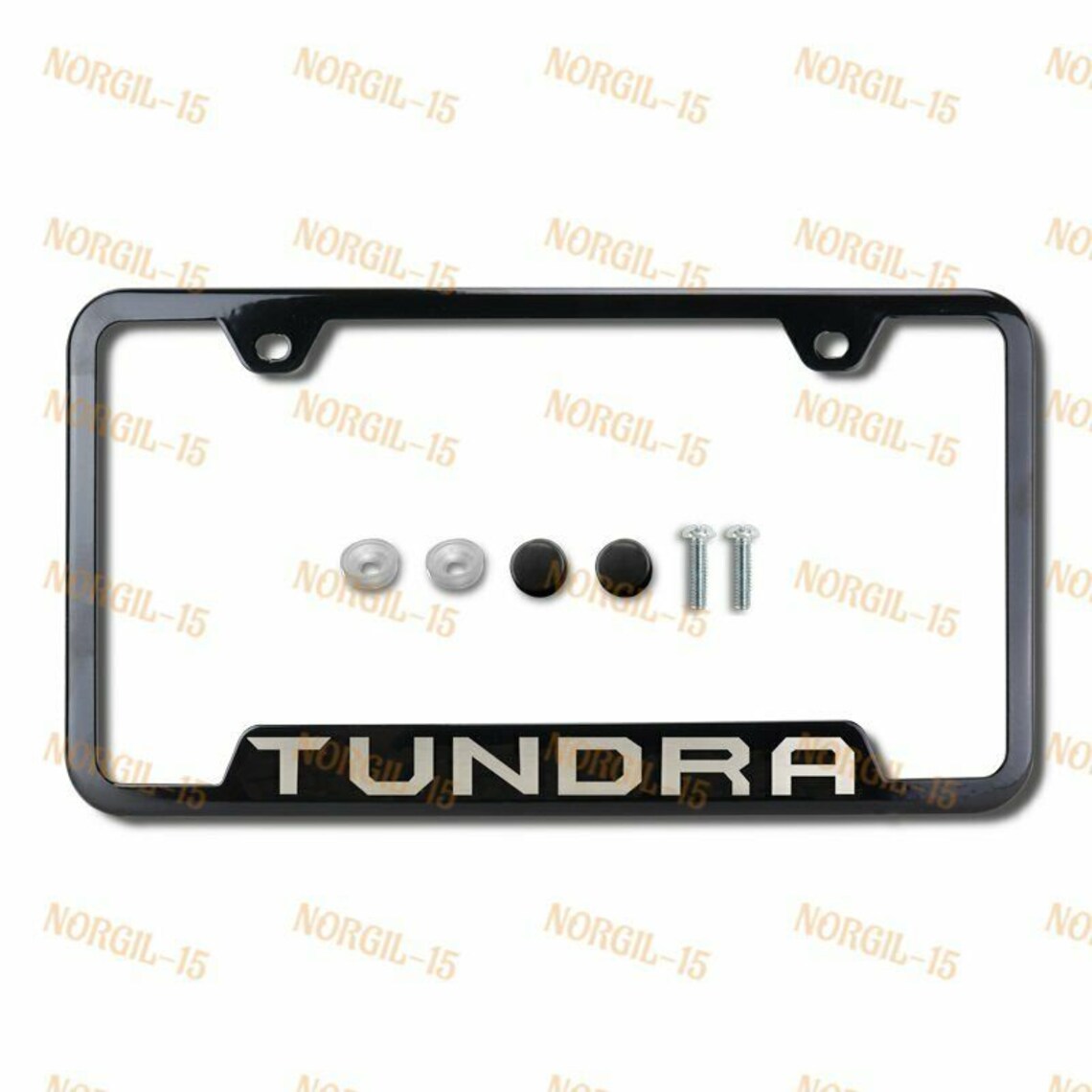 For Toyota Tundra Black Stainless Steel Laser Etched License - Etsy
