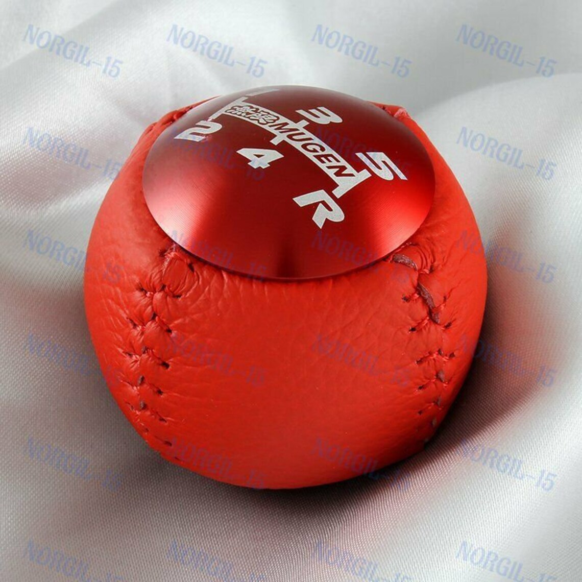 Jdm Mugen Red Leather Shift Knob 5 Speed for Honda Crz Type R Etsy