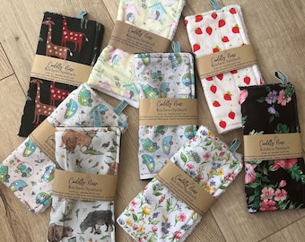 Spültuch waschbar/Küchtentuch- no Waste- denk an die Umwelt- nachhaltig- maschinenwaschbar- Alternative zu Wegwerfen- Ersatz f. Schwammtuch