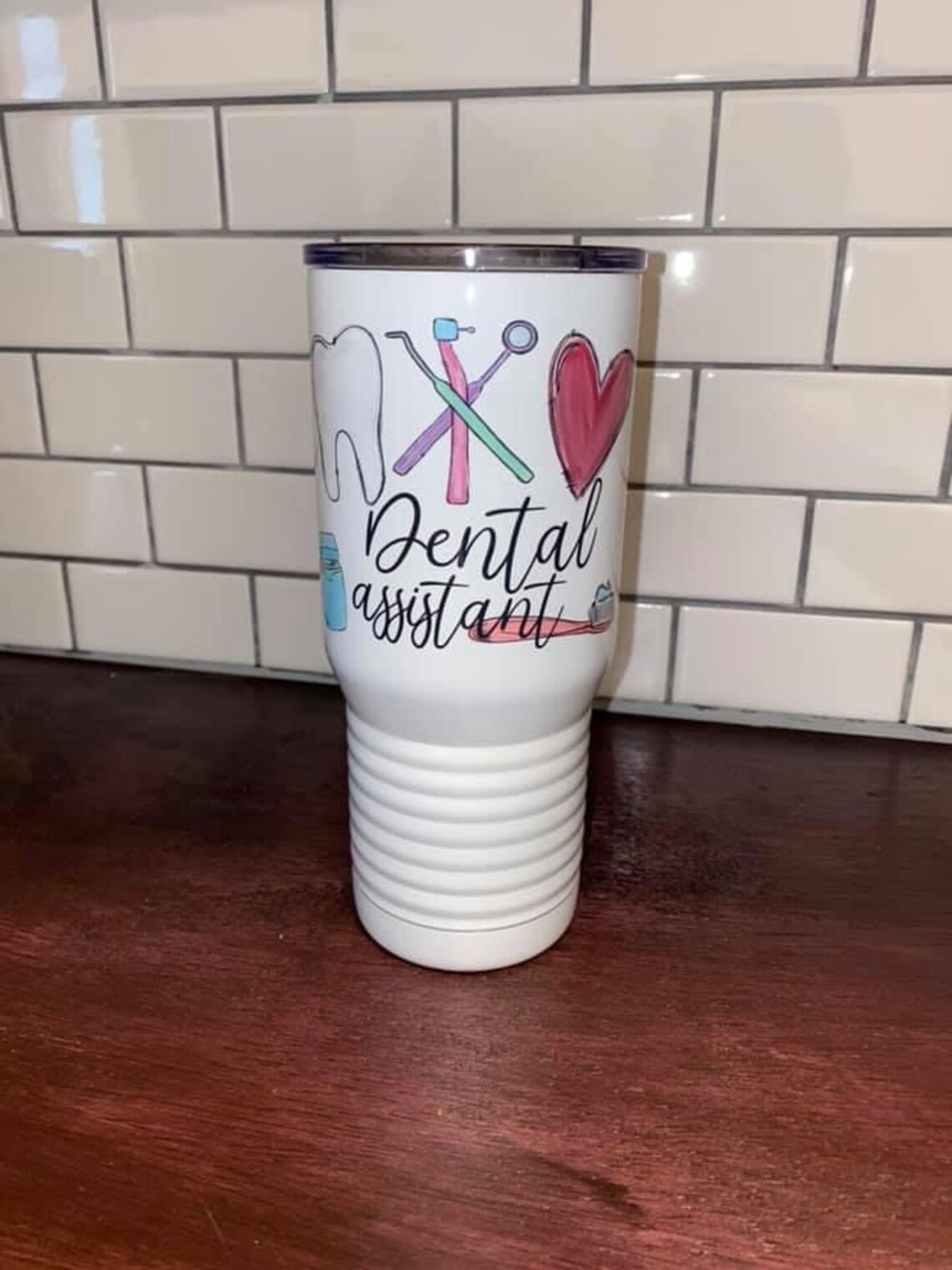 20oz Insulated Tumbler for the Dental Assistant Etsy