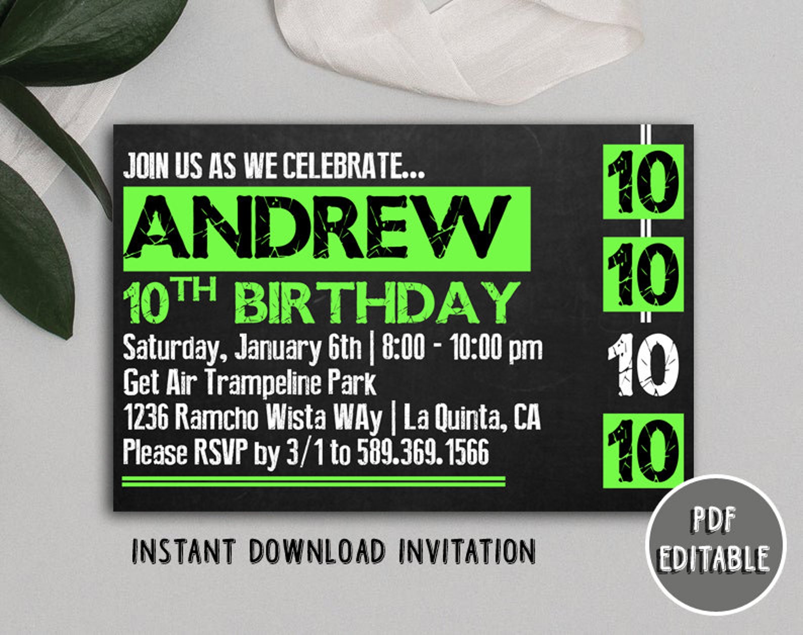 Boy Birthday Invitation Boys Birthday Party Boys Invitation Etsy