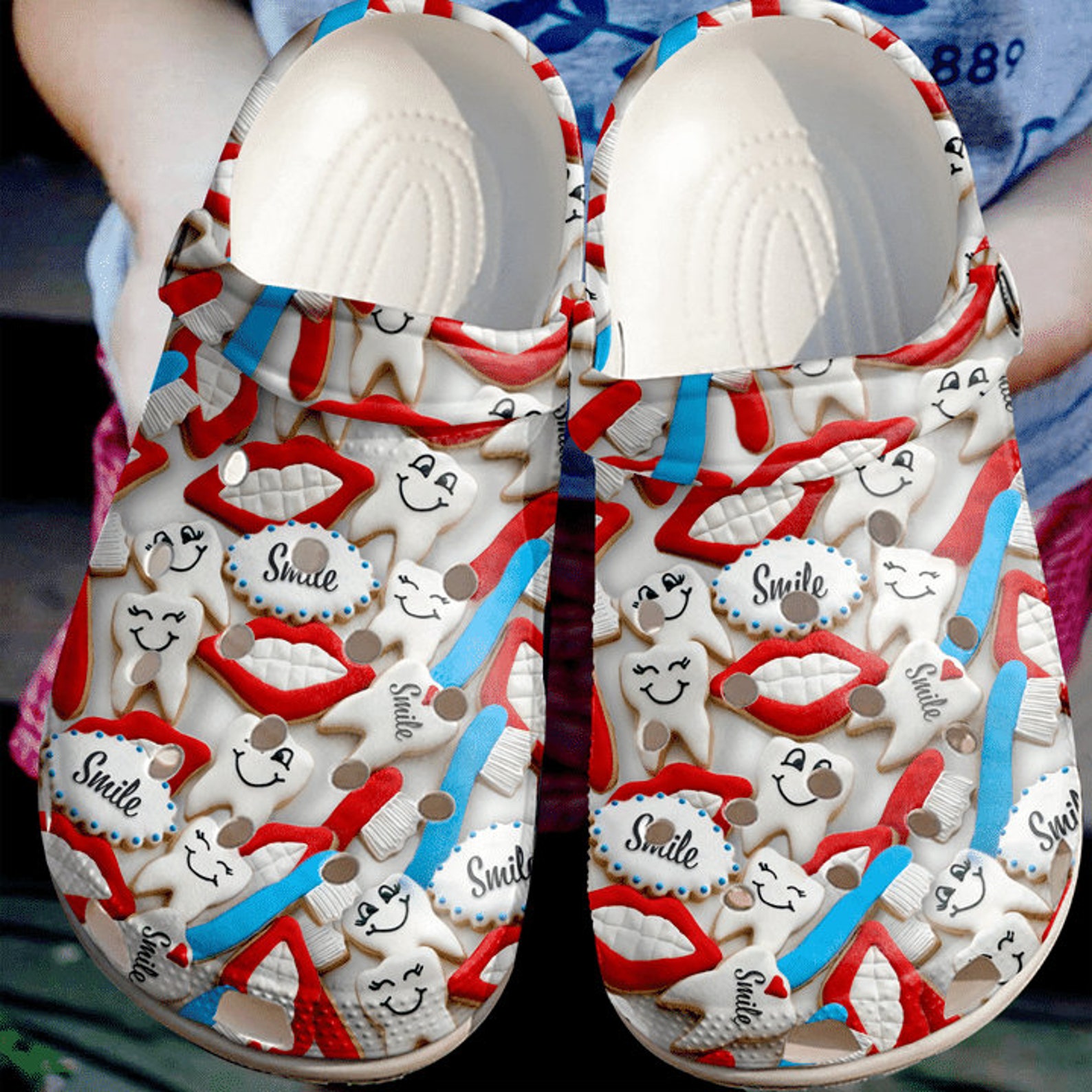 Dentist Smile Cookies Crocs Clog Shoes Birthday Father's Etsy