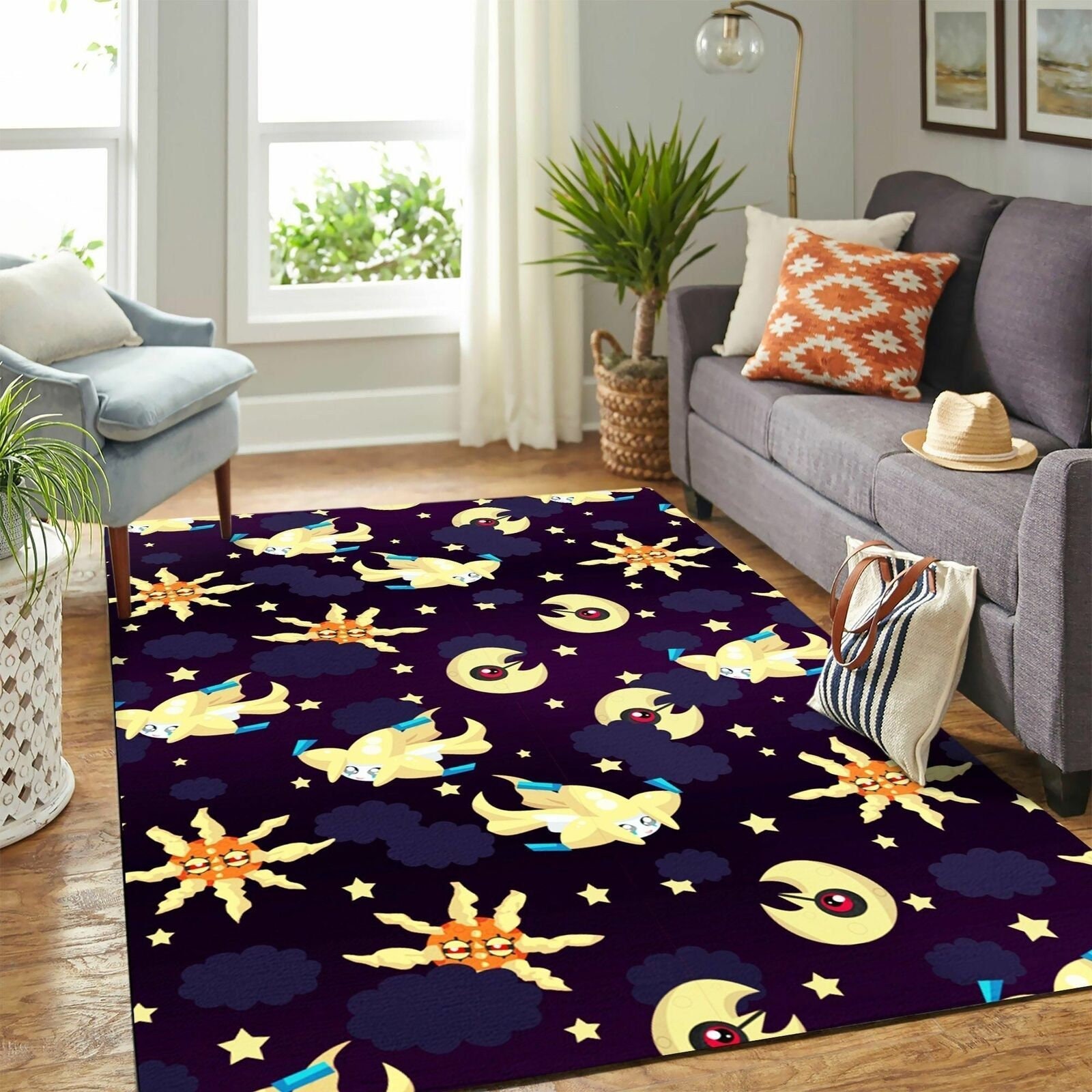 Pokemon Sun Moon Area Rug Decorative Floor Mat Carpet Rug Etsy