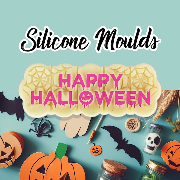 Happy Halloween Silicone Mould - for wax melts