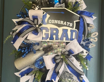 Graduation wreath, celebrating wreath, congratulations, student wreath