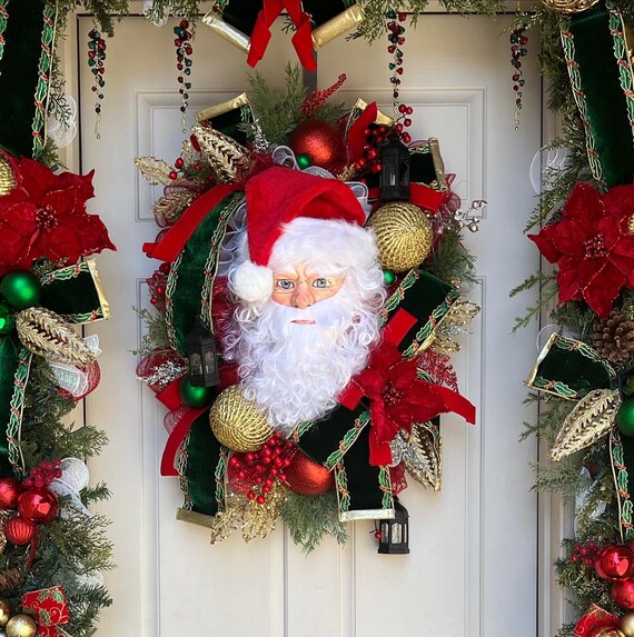 Santa wreath sale