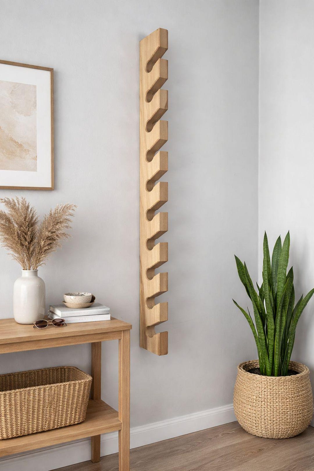 Vertical Hat Rack 41” | Wooden Wall Hat Organizer - Etsy Canada