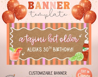 3x6 Tajin Birthday Banner