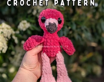 Flamingo and Bonus Egg Crochet Pattern (Digital File)