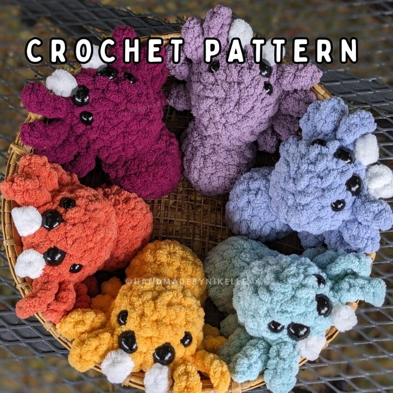 Patrón de crochet de araña saltadora (archivo digital) imagen 1