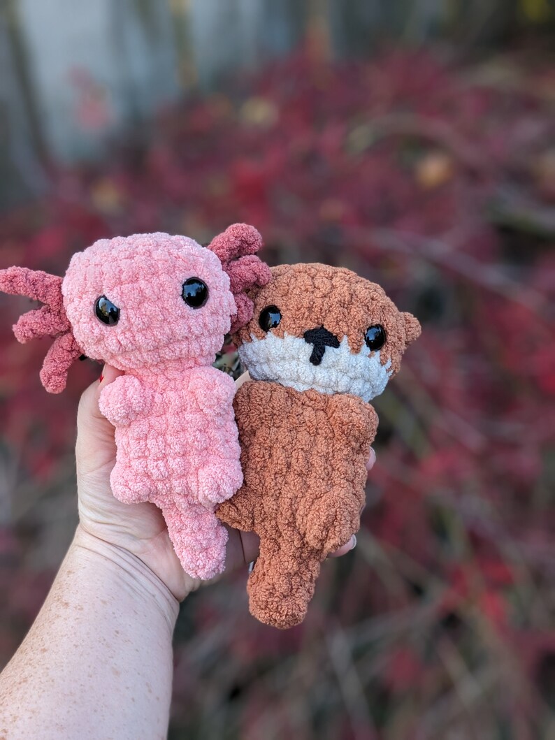 No Sew Otter Crochet Amigurumi PATTERN Axolotl Sold - Etsy