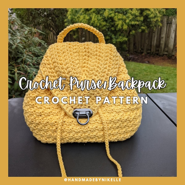 Crochet Purse/Backpack PATTERN