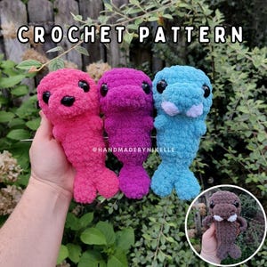 Seal, Manatee, Walrus Crochet Pattern: No Sew Amigurumi (Digital File)