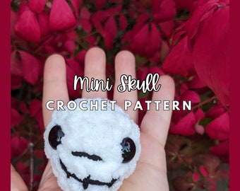 No Sew Mini Skull Crochet PATTERN