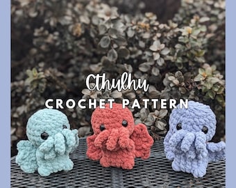 No Sew Baby Cthulhu Crochet PATTERN