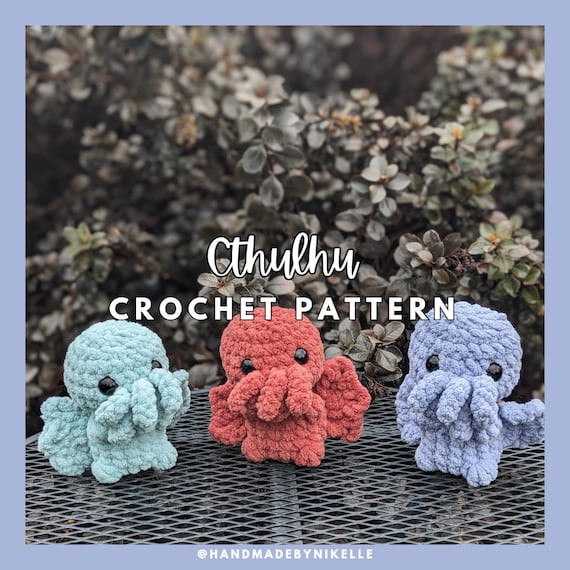 No Sew Baby Cthulhu Crochet PATTERN Etsy UK